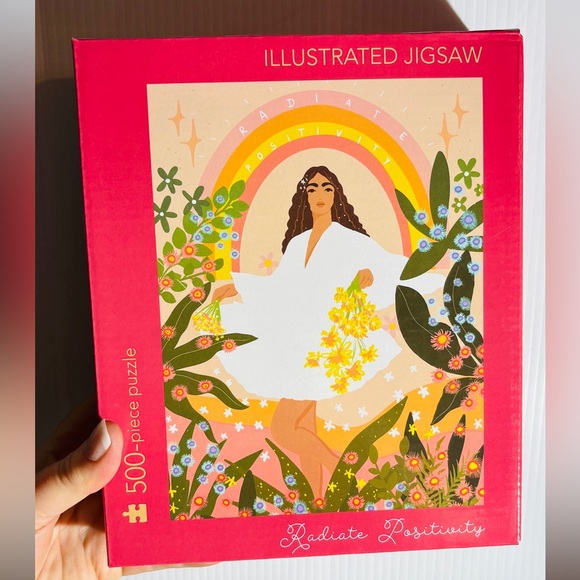 Other - Illustrated Jigsaw Puzzle Radiate Positivity NWT